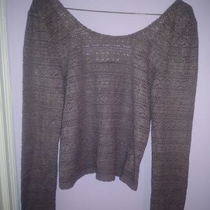AE cropped sweater